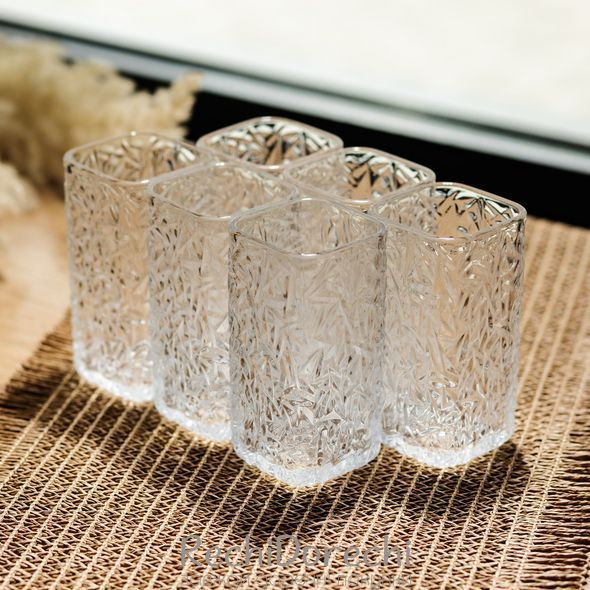 Набор стаканов для напитков Matrix Glass 6 штук по 195 мл HP-17-42 RechiDoRechi HP-17-42 фото