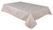 Скатертина новорічна жакардова двостороння водовідштовхуюча "Золоте сяйво" (з золотою тасьмою по краю) RechiDoRechi FGT02-EDEN011-240 фото 3