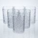 Набор стаканов для напитков Matrix Glass 6 штук по 195 мл HP-17-42 RechiDoRechi HP-17-42 фото 1