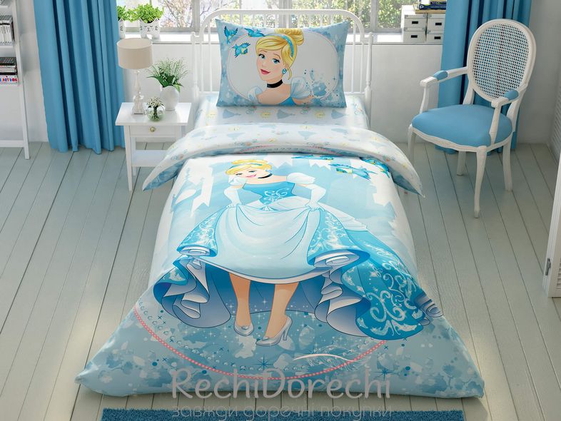 Постельное белье TAC Disney 160×220 см Cinderella Forever, Підлітковий 160x220