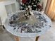 Скатертина кругла гобеленова новорічна "Дзвінка Коляда" в інтернет-магазині РечіДоРечі