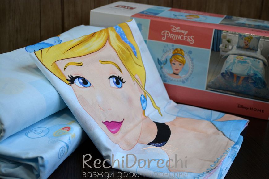 Постельное белье TAC Disney 160×220 см Cinderella Forever, Підлітковий 160x220