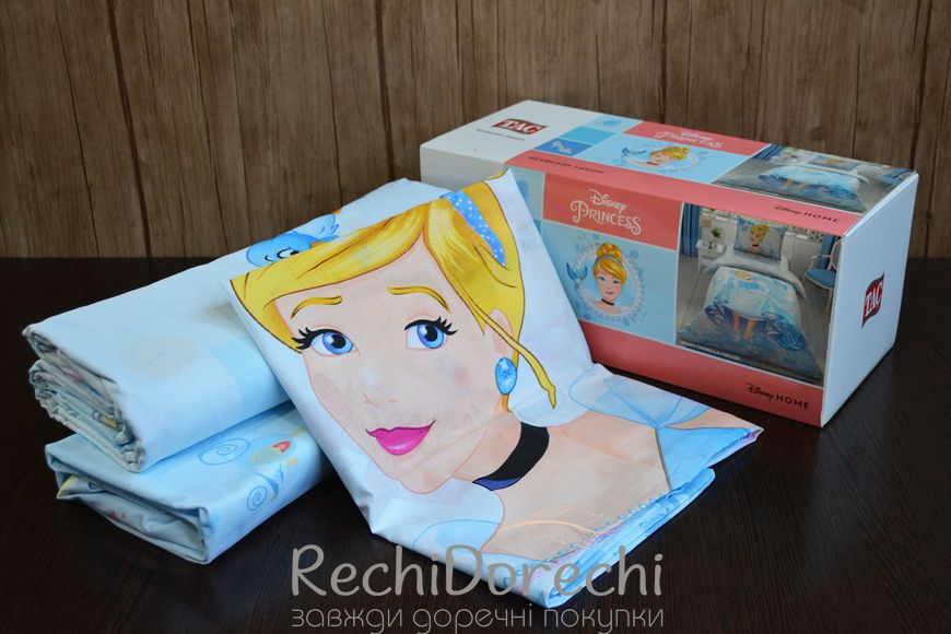 Постільна білизна TAC Disney 160×220 см Cinderella Forever, Підлітковий 160x220