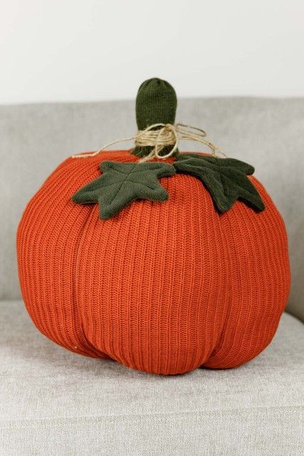 Декоративний текстильний виріб Happy Fall "Гарбуз Big" діаметр 35 см RechiDoRechi 030787 фото
