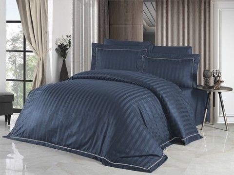 Постельное белье First Choice Deluxe Satin DARK Novel Line Denim RechiDoRechi DLX-34 Novel Line Denim фото