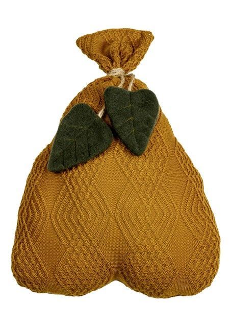 Декоративний текстильний виріб Happy Fall "Подушка-груша" Охра 40 см RechiDoRechi 030786 фото