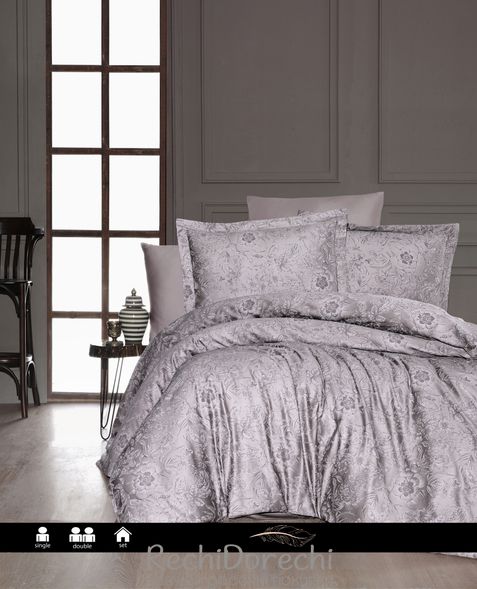 Постельное белье First Choice Cotton Satin Advina Mink, Полуторный 160x220