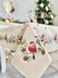 Скатертина гобеленова новорічна "Снігур" (золотий люрекс) в інтернет-магазині РечіДоРечі