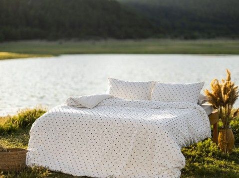 Постельное белье Limasso Stonewashed 160 х 220 Pas a Pas White RechiDoRechi 40692-1 фото
