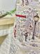 Фартух новорічний гобеленовий "Зимова прогулянка" (срібний люрекс) в інтернет-магазині РечіДоРечі