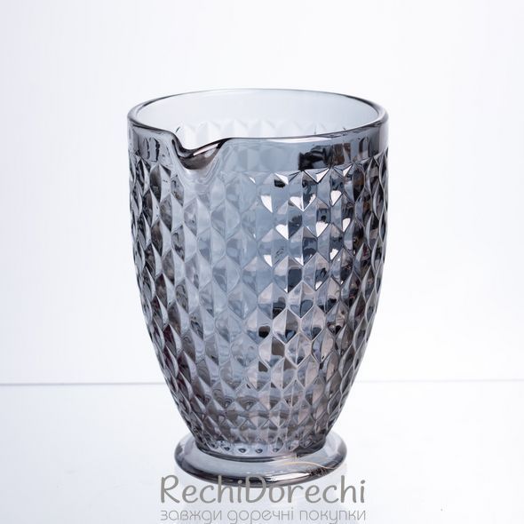 Глечик для напоїв скляний 1.2 л Сірий HP-19-259 RechiDoRechi HP-19-259 фото