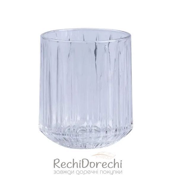Стакан для воды и сока стеклянный прозрачный RechiDoRechi HP518 фото