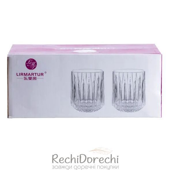 Стакан для воды и сока стеклянный прозрачный RechiDoRechi HP518 фото