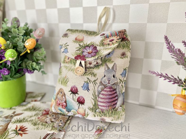 Рюкзак для детей пасхальный "Праздничная поляна", 25x37x6