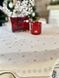 Скатерть новогодняя гобеленовая круглая "В ожидании чуда" (золотой люрекс) в интернет-магазине РечиДоРечи