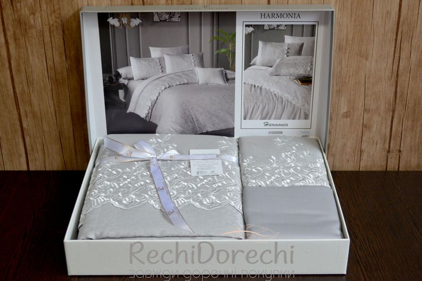 Постельное белье First Choice V.I.P Satin Moonlight 200 х 220 см Harmonia, Евро 200x220