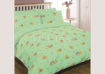 Постельное белье в кроватку Вилюта ранфорс 6112 зеленый, 105x145