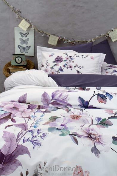 Постельное белье First Choice 3D Satin 200×220 Martina Purple, Евро 200x220