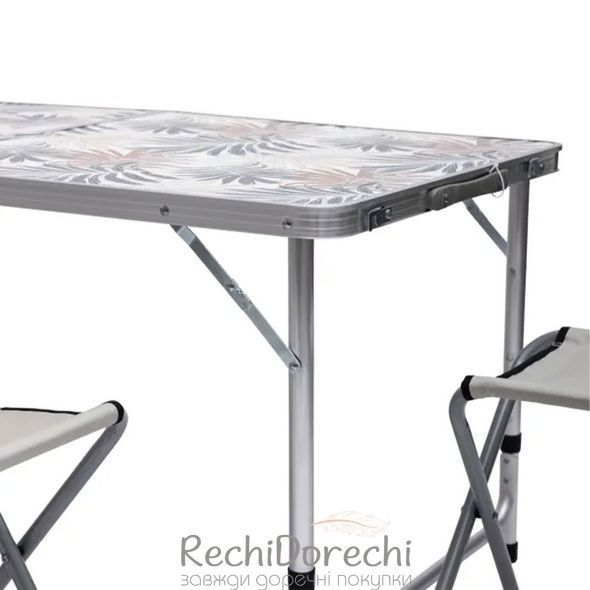 Набір складної меблів для кемпінгу стіл + 4 стільці набір меблів для пікніка туристичний JY-12060PL