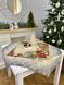 Скатертина новорічна гобеленова "Святкова листівка" (золотий люрекс) в інтернет-магазині РечіДоРечі