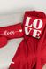 Декоративная подушка вязаная LOVE в интернет-магазине РечиДоРечи