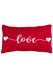 Декоративная подушка вязаная LOVE в интернет-магазине РечиДоРечи