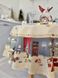 Скатертина кругла гобеленова новорічна "Новорічна казка" (золотий люрекс) в інтернет-магазині РечіДоРечі