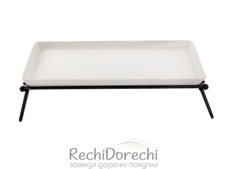Набор из 3 сервировочных блюд на подставке RechiDoRechi 925-080 фото