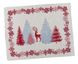 Серветка-підкладка новорічна гобеленова "Різдвяна симфонія" (срібний люрекс) в інтернет-магазині РечіДоРечі