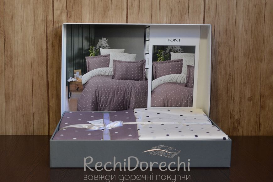 Постельное белье First Choice Cotton Satin Point Lilac, Полуторный 160x220