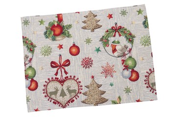 Серветка-підкладка новорічна гобеленова "Святкова вечеря", 34x44