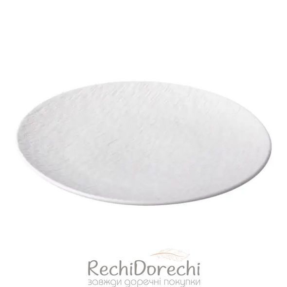 Тарелка сервировочная керамическая 25 см белая RechiDoRechi HP-7-723 фото
