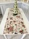 Новорічна гобеленова доріжка на стіл «Святковий візерунок» (Золотий люрекс) в інтернет-магазині РечіДоРечі