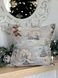 Наволочка новорічна одностороння "Снігова казка" (срібний люрекс) в інтернет-магазині РечіДоРечі