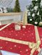 Скатертина новорічна гобеленова "Подарункова" (золотий люрекс) в інтернет-магазині РечіДоРечі