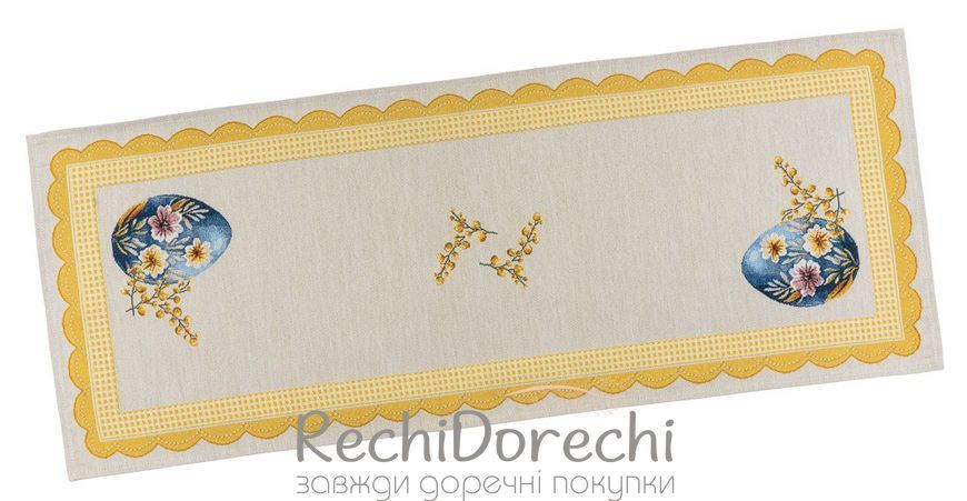 Дорожка Пасхальная гобеленовая Пасха RechiDoRechi DERLIN-37 фото
