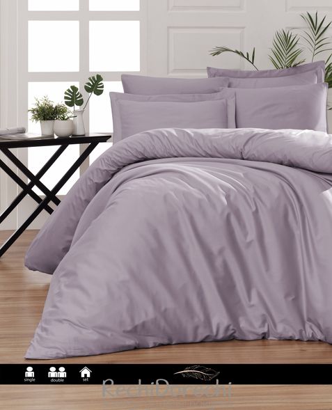 Постільна білизна First Choice Cotton Satin Snazzy Lavender, Полуторний 160x220