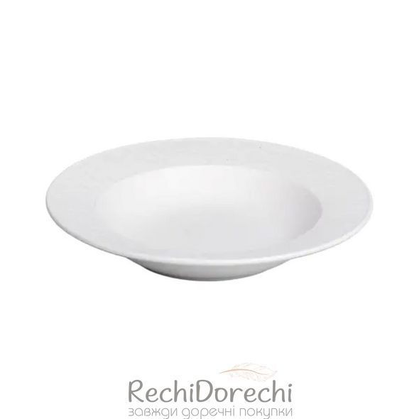 Тарелка суповая керамическая 23 см белая RechiDoRechi HP-7-724 фото