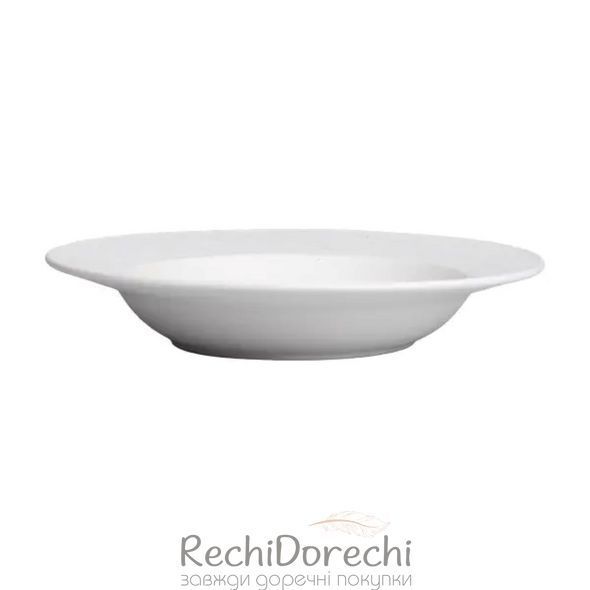 Тарелка суповая керамическая 23 см белая RechiDoRechi HP-7-724 фото
