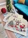 Салфетка-подкладка новогодняя гобеленовая "В ожидании чуда" (золотой люрекс) в интернет-магазине РечиДоРечи