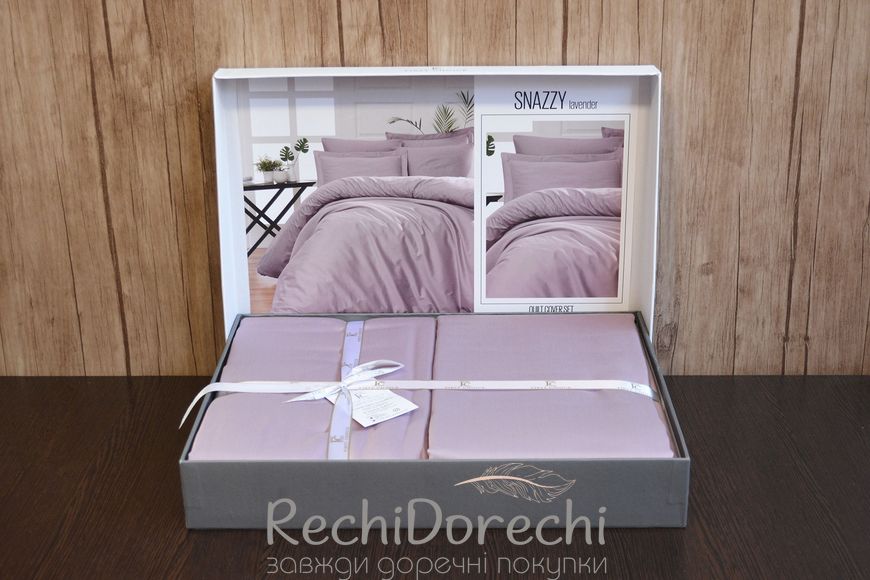 Постільна білизна First Choice Cotton Satin Snazzy Lavender, Полуторний 160x220