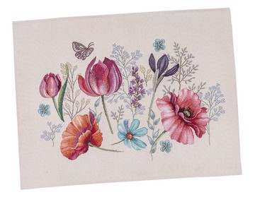 Серветка-підкладка під тарілку гобеленова "Польові квіти", 37x49, Прямокутна