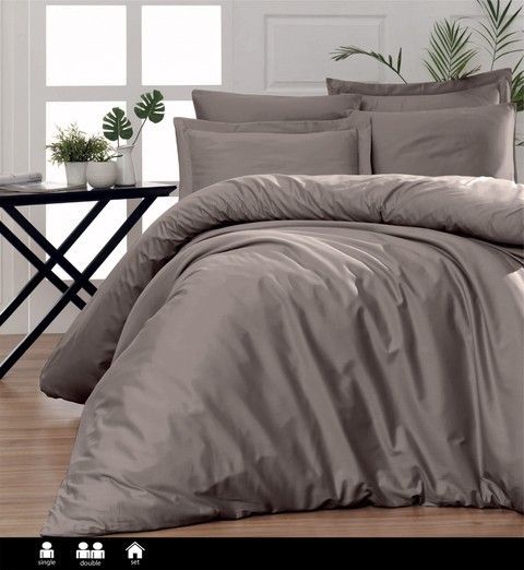 Постільна білизна First Choice Cotton Satin Snazzy Mink RechiDoRechi S-428 Snazzy Mink фото