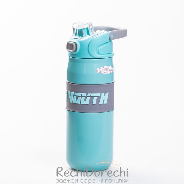 Термос спортивный с мундштуком 680 мл мятный RechiDoRechi HP-14-54M фото