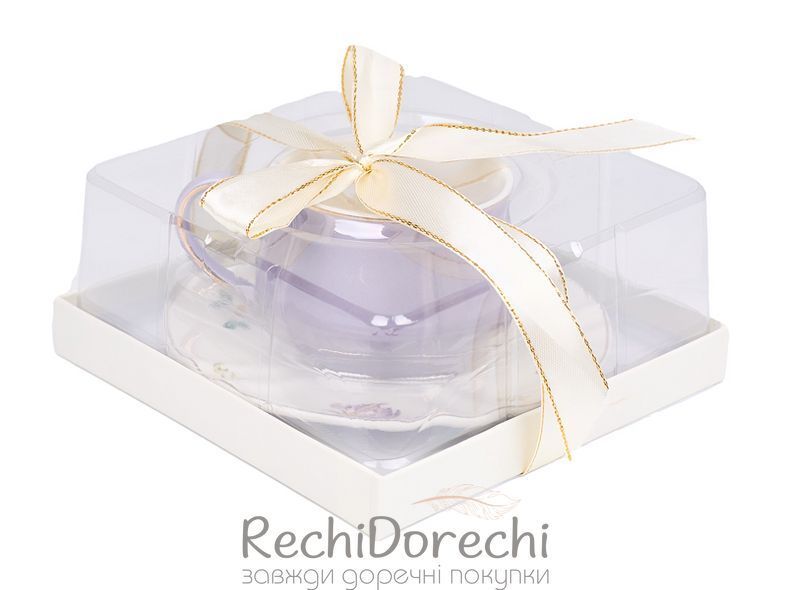 Чайний набір 2 предмета 200мл Бузковий сад RechiDoRechi 975-028 фото