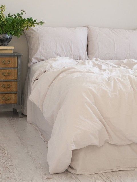 КПБ LIMASSO NATURAL CREAM STANDART RechiDoRechi 800414 фото