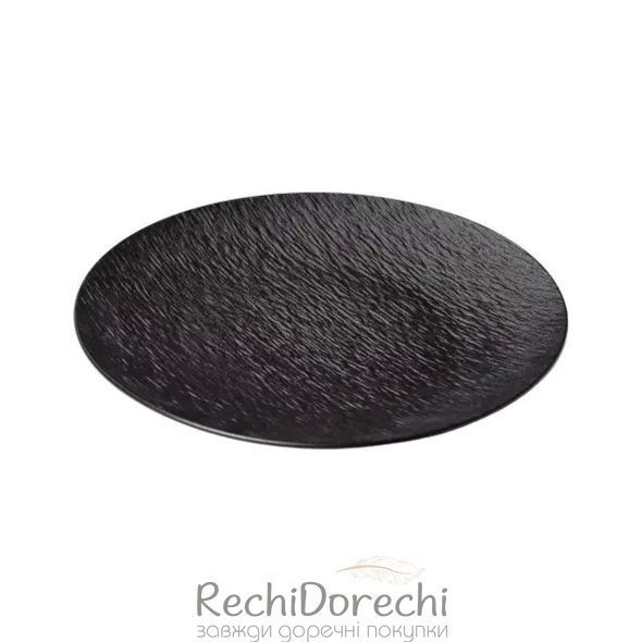 Тарелка сервировочная керамическая 30 см черная RechiDoRechi HP-7-726 фото