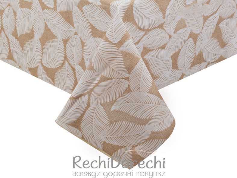 Скатертина водовідштовхуюча "PINETO BEIG " RechiDoRechi 715-314 фото