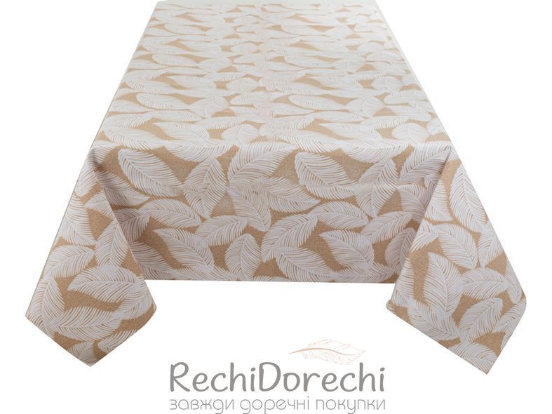 Скатертина водовідштовхуюча "PINETO BEIG " RechiDoRechi 715-314 фото