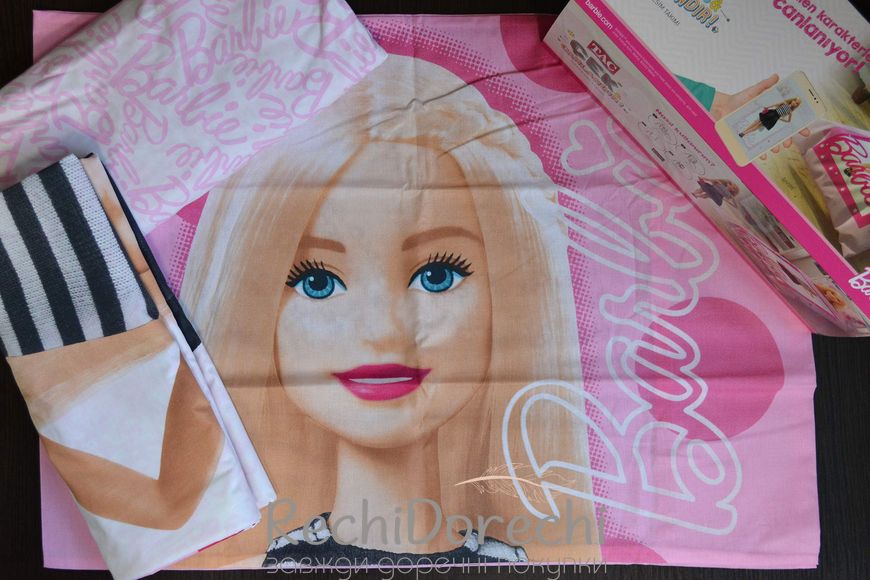 Постельное белье TAC Disney 160×220 см Barbie Cek, Підлітковий 160x220